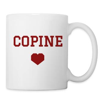 Copine coeur - Mug blanc - blanc - Droite