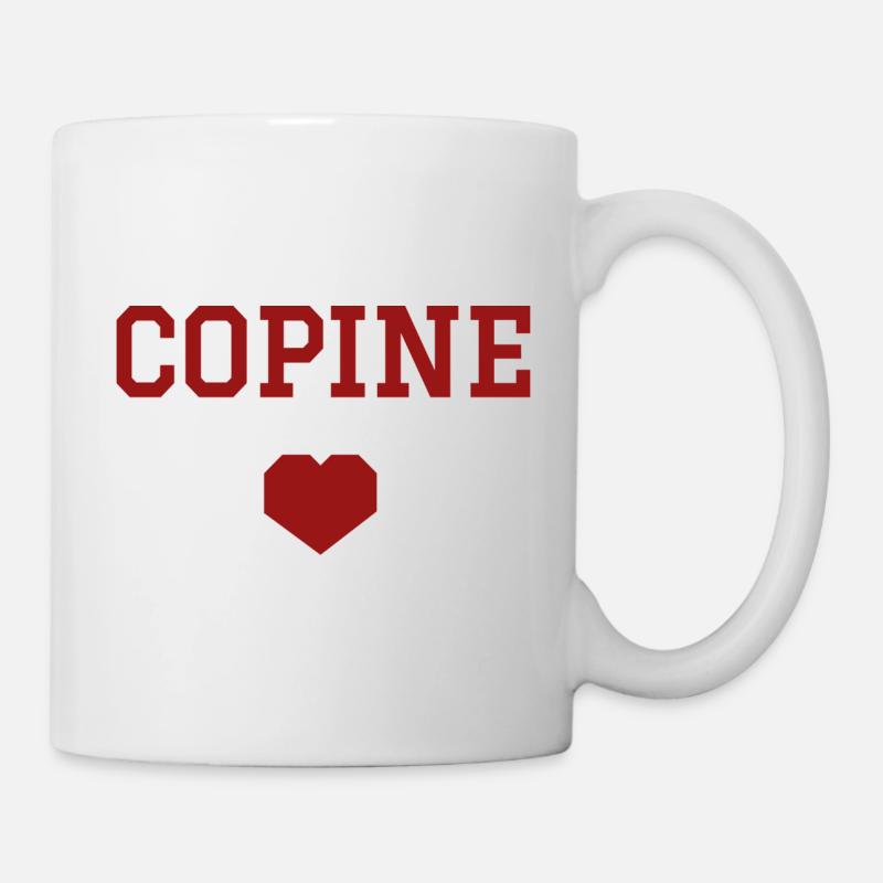 Copine coeur - Mug blanc - blanc