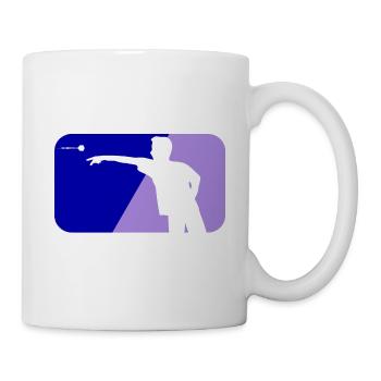 Dart Sport blue - Tasse - Weiß - Rechts