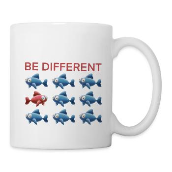 Be Different - Tasse - Weiß - Rechts