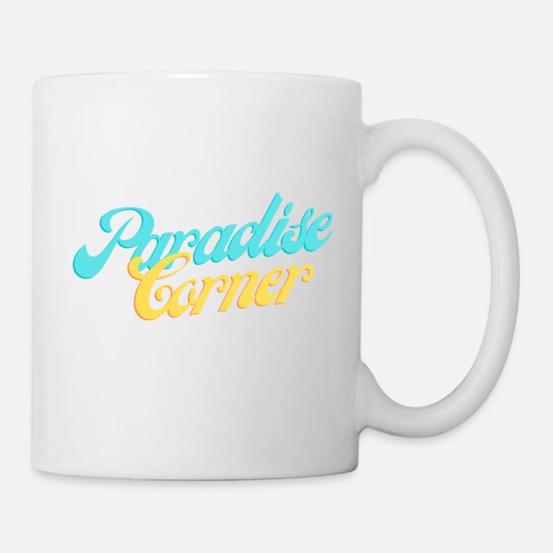 Paradies-Ecke - Tasse - Weiß