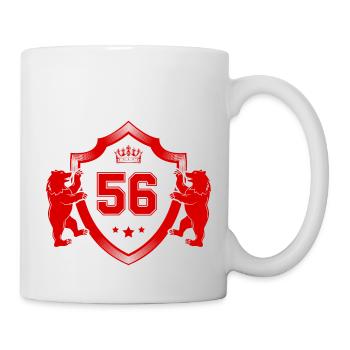 56 Nombre d’armoiries - Mug blanc - blanc - Droite