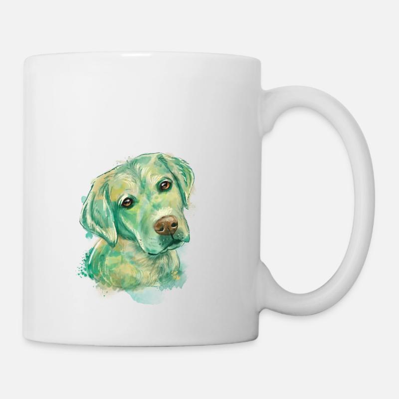 labrador - Tasse - Weiß