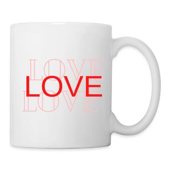 Love amour - Mug blanc - blanc - Droite