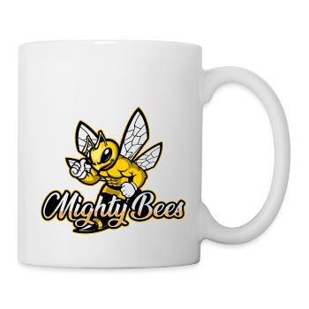 Mighty Bees / Mächtige Bienen - Tasse - Weiß - Rechts