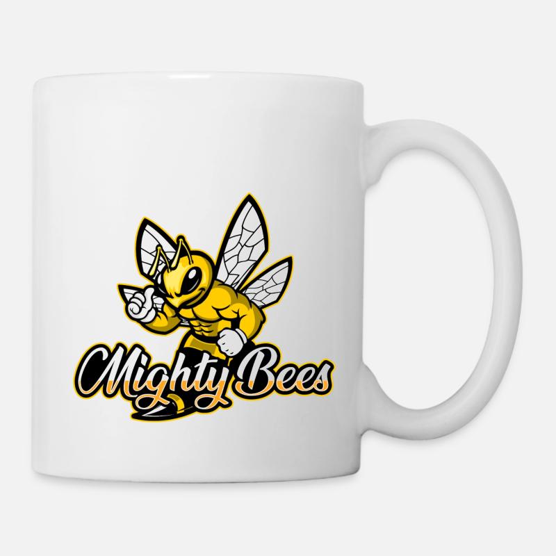 Mighty Bees / Mächtige Bienen - Tasse - Weiß