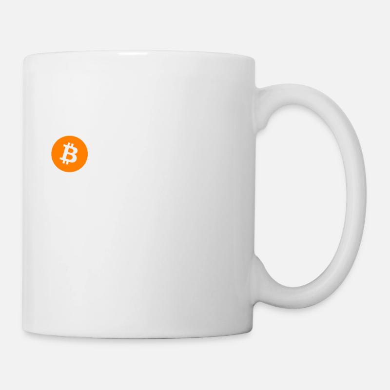 Bitcoin Trading Crypto Aktien - Tasse - Weiß