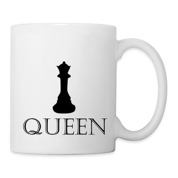 Queen - lettering with picture - Mug - white - Right