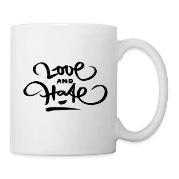 Love and Hate - Mug - white - Right