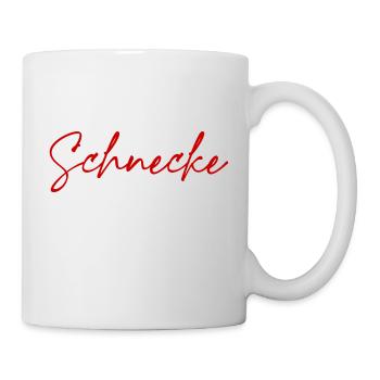 Schnecke - Mug blanc - blanc - Droite