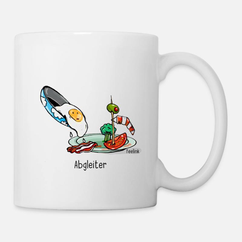 Paragliding Gleitschirm Pilot Vogel Ei - Tasse - Weiß
