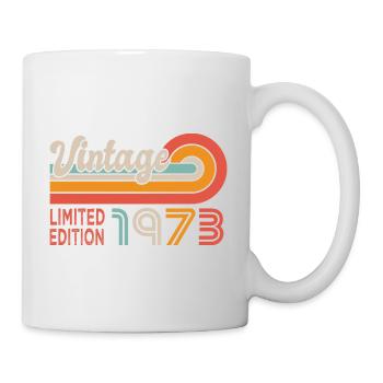 Anniversary 50 years vintage anniversary 1973 - Mug - white - Right