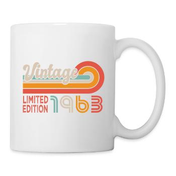 Birthday 60 years vintage anniversary 1963 - Mug - white - Right