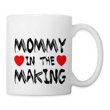 Pregnancy Baby shower Babyshower Boy Girl - Mug - white - Right