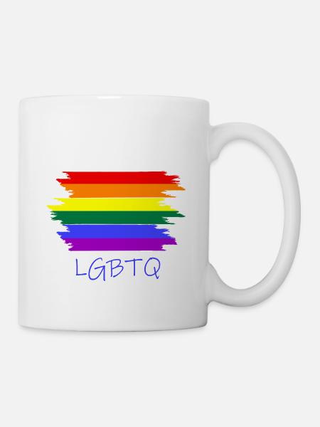lgbtq - Tasse - Weiß