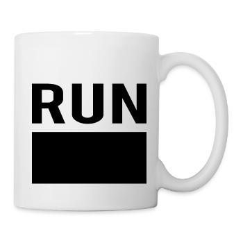 Marathon Triathlon Running Jogging Biking Cycling - Mug - white - Right