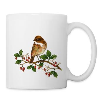 Colorful bird - Mug - white - Right