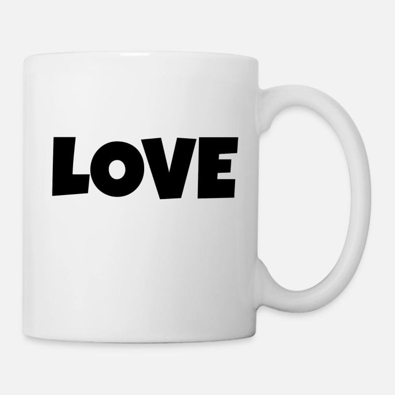 LOVE - Tasse - Weiß