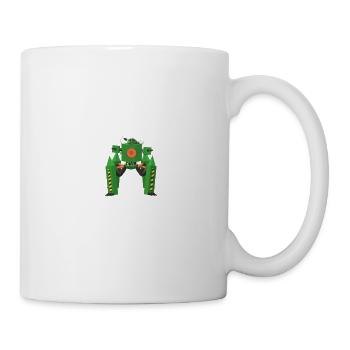 Green command bot - Mug - white - Right