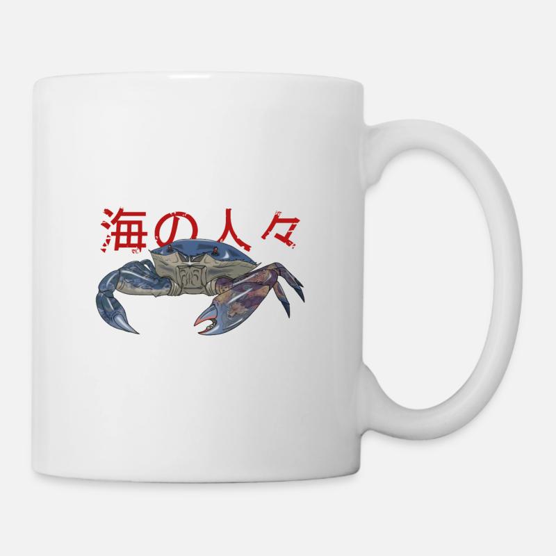 crabe yakuza - Mug blanc - blanc