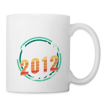 Chemise vintage 2012 pour hommes femmes 11 ans 11st - Mug blanc - blanc - Droite