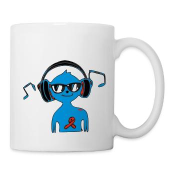Juk le singe - Mug blanc - blanc - Droite