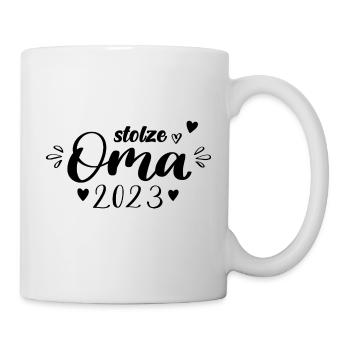 stolze Oma 2023 - Tasse - Weiß - Rechts
