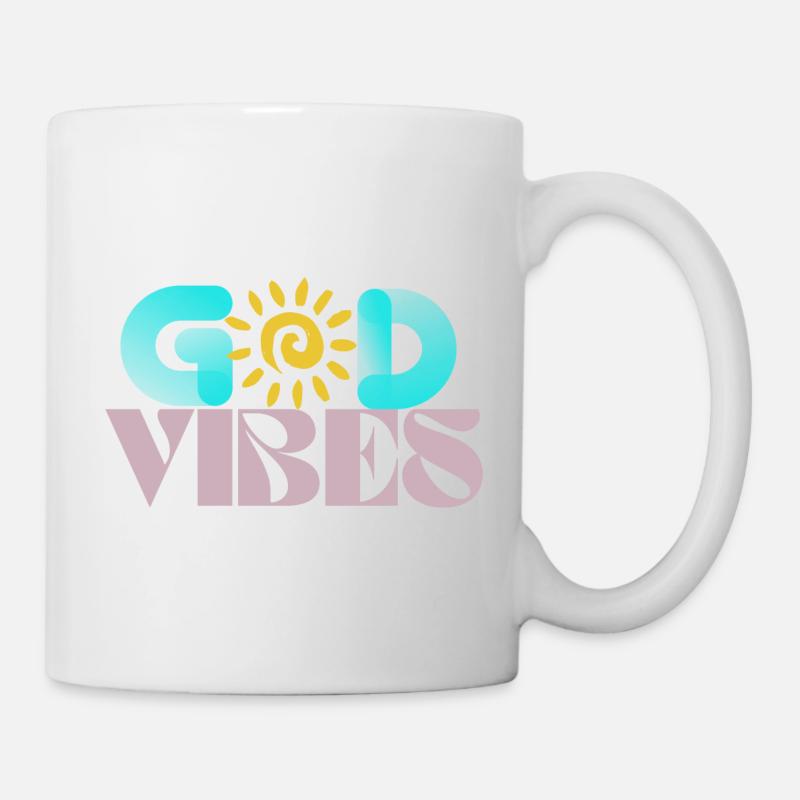GodVibes - Tasse - Weiß