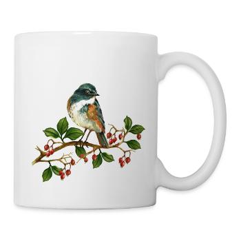 Colorful bird - Mug - white - Right