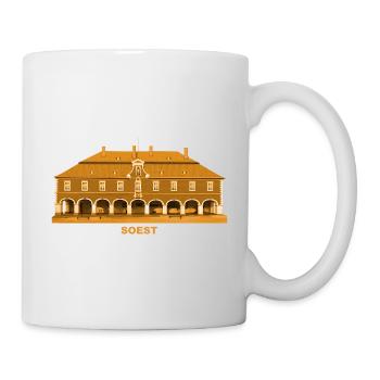 Soest Rathaus Börde Arnsberg Nordrheim-Westfalen - Tasse - Weiß - Rechts