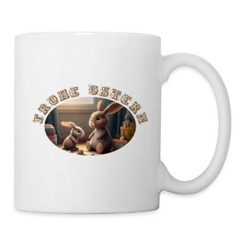 Two Bunnies Happy Easter Gift - Mug - white - Right