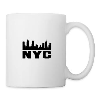 NYC New York USA America - Tasse - Weiß - Rechts