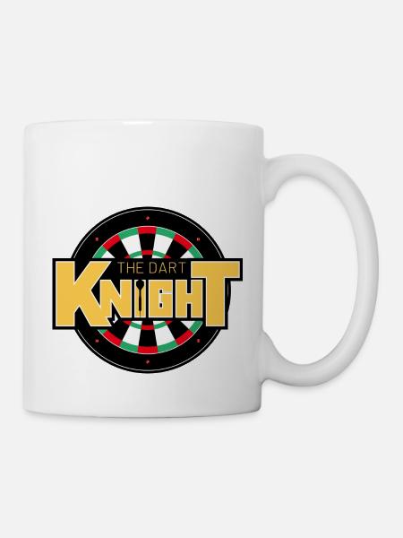 the dart Knight Wurfscheibe - Tasse - Weiß