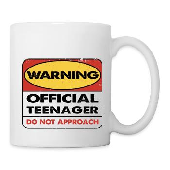 Offizielles Geschenk zum 13. Geburtstag des Teenagers 13 Jahre alt - Tasse - Weiß - Rechts