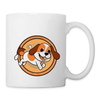 Dog Sticker Gift - Mug - white - Right