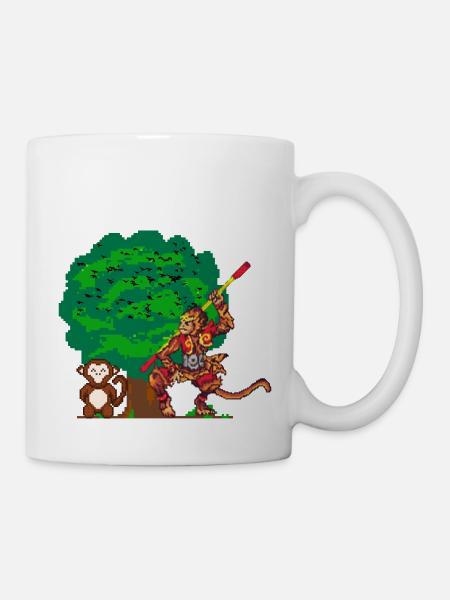 Wukong der Affe - Tasse - Weiß