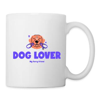 Dog Lover animal lovers - Tasse - Weiß - Rechts
