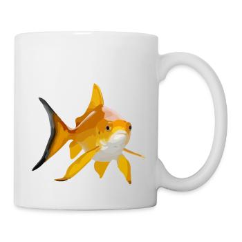 Goldfisch - Tasse - Weiß - Rechts