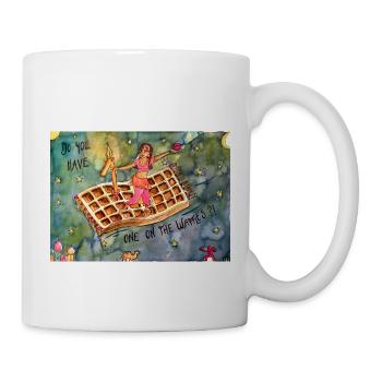 Avez-vous sans gaufres? - Mug blanc - blanc - Droite
