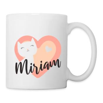 Miriam Surname First Name Kitten - Mug - white - Right