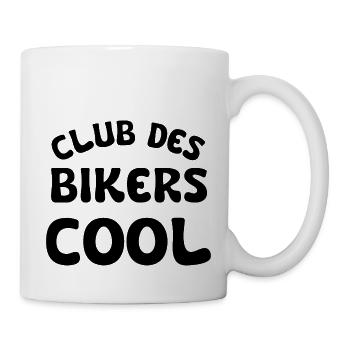 club des bikers cool - Mug blanc - blanc - Droite