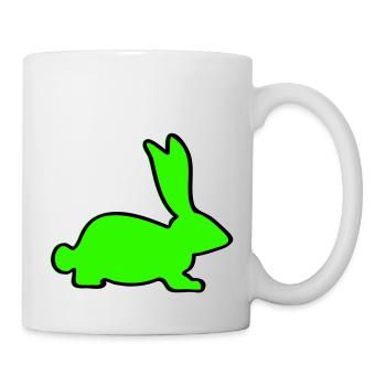 rabbit - Tasse - Weiß - Rechts