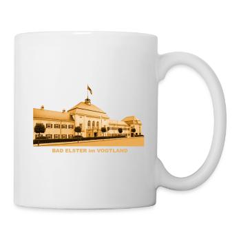 Bad Elster Vogtland Sachsen Staatsbad Kurbad - Tasse - Weiß - Rechts