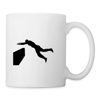 Parkour - kong vault - Sport jump - Tasse - Weiß - Rechts