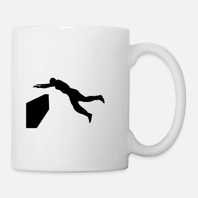 Parkour - kong vault - Saut sportif - Mug blanc - blanc