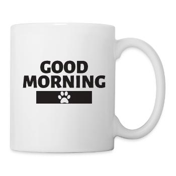 Good Morning Paw - Tasse - Weiß - Rechts