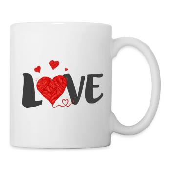 LOVE - Tasse - Weiß - Rechts