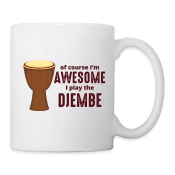 Djembe Player Drummer Music Drum Musician - Mug - white - Right