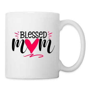 Mama Leben gesegnete Mutterliebe Mutterschaft - Tasse - Weiß - Rechts