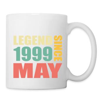 24th Birthday May Vintage 1999 Gift Idea - Mug - white - Right